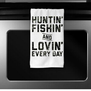 Microfiber Kitchen Towel Hunting Fishing Western Towel
